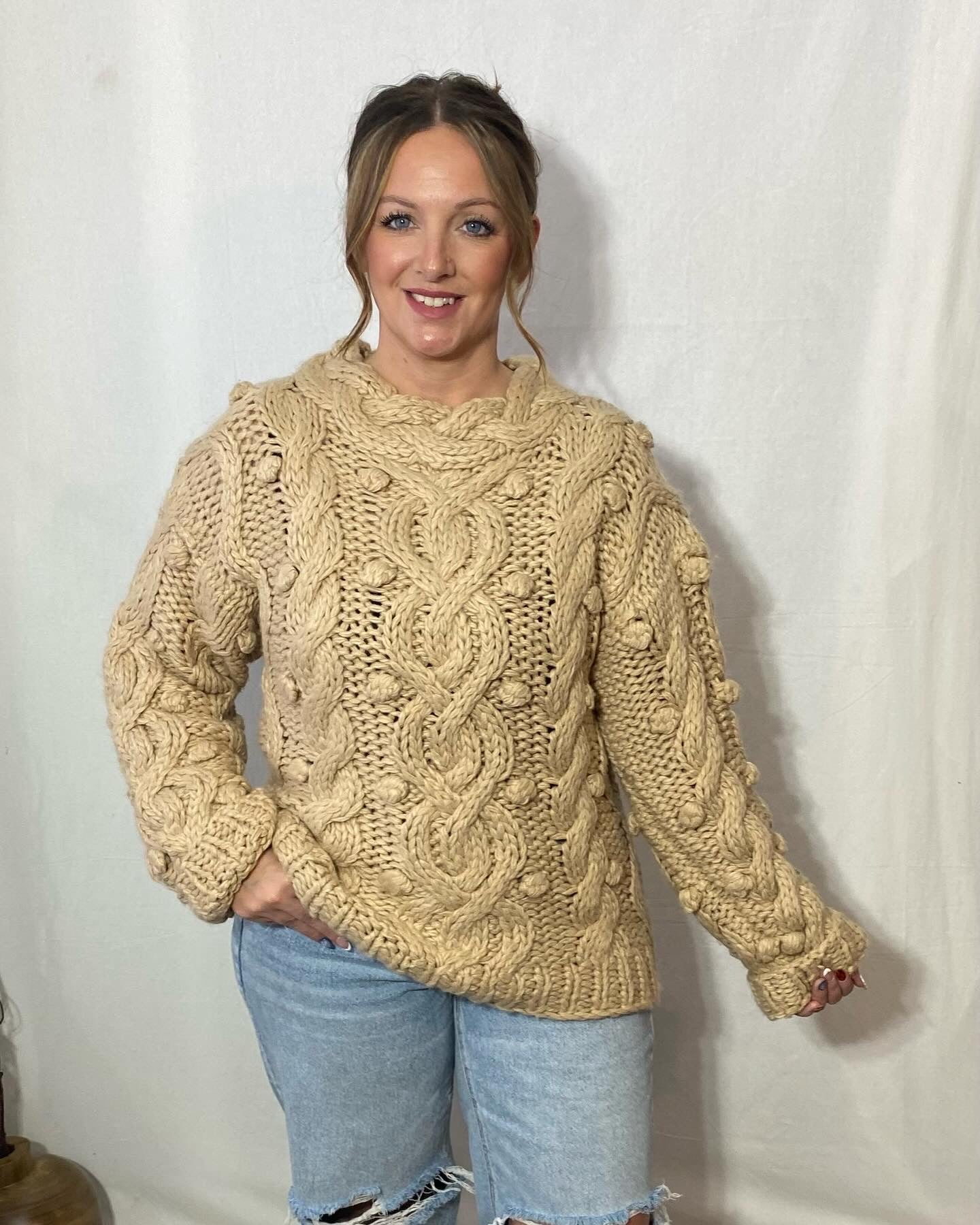 Jenny Cable Knit Sweater