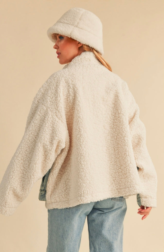 Denim Sherpa Jacket