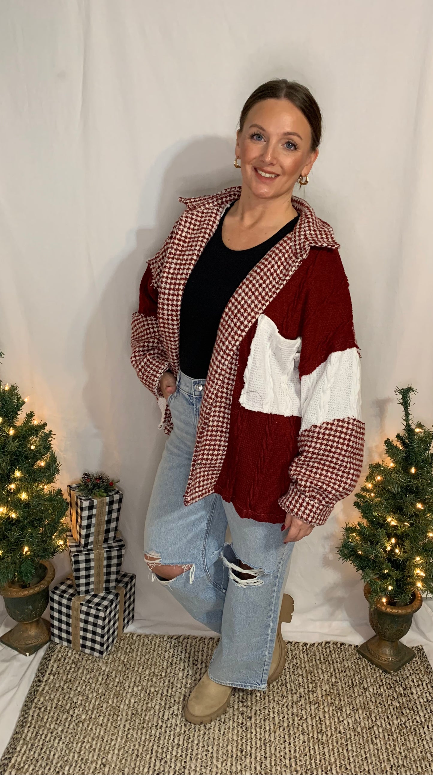 Candy Cane Shacket