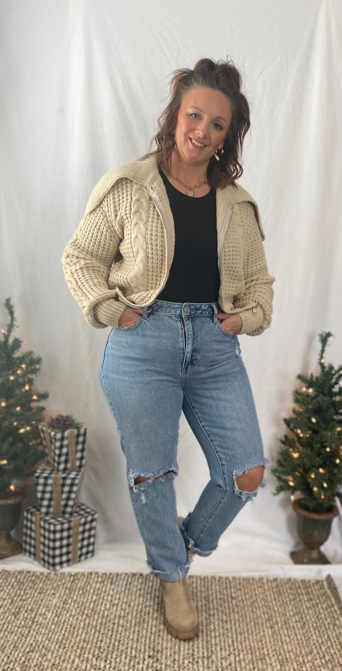 Bri Zipper Sweater