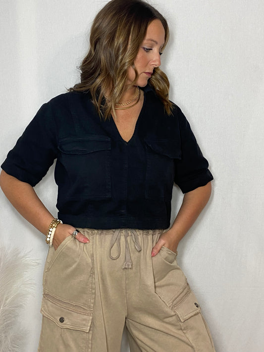 Chloe Denim Top