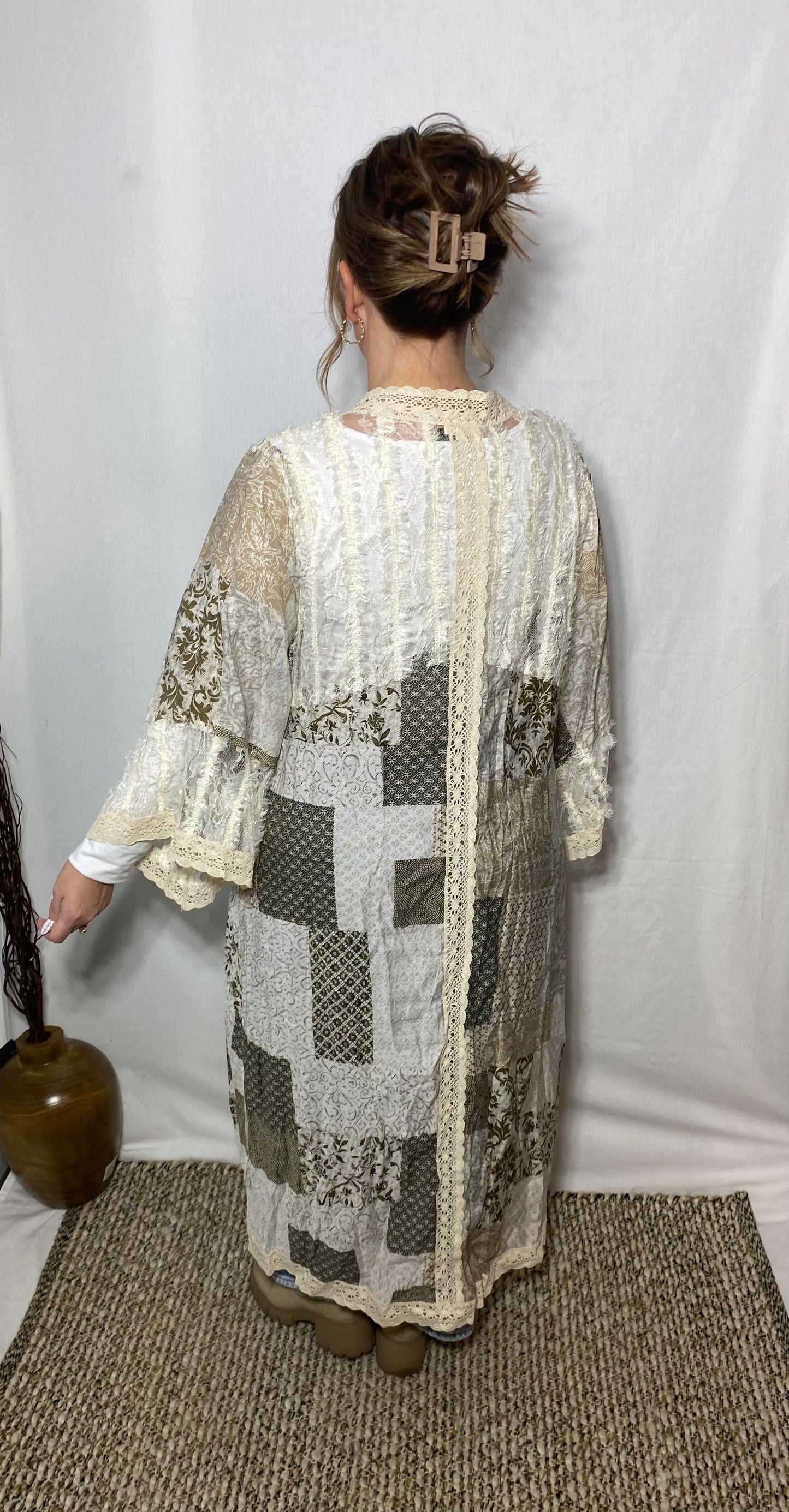 Vintage Lace Kimono
