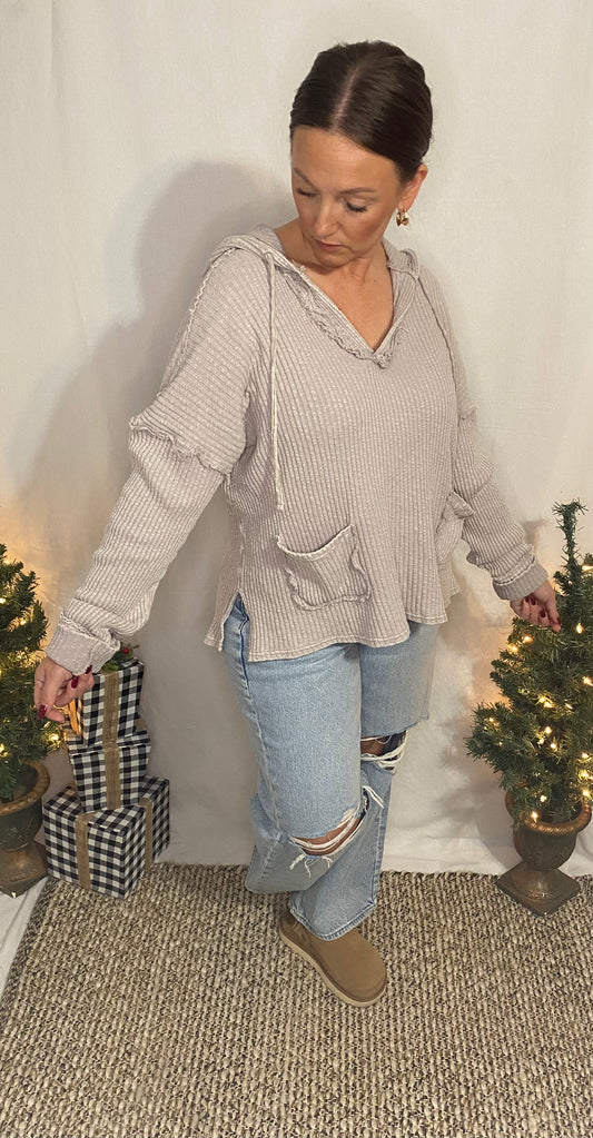 Kristin Ribbed Pullover