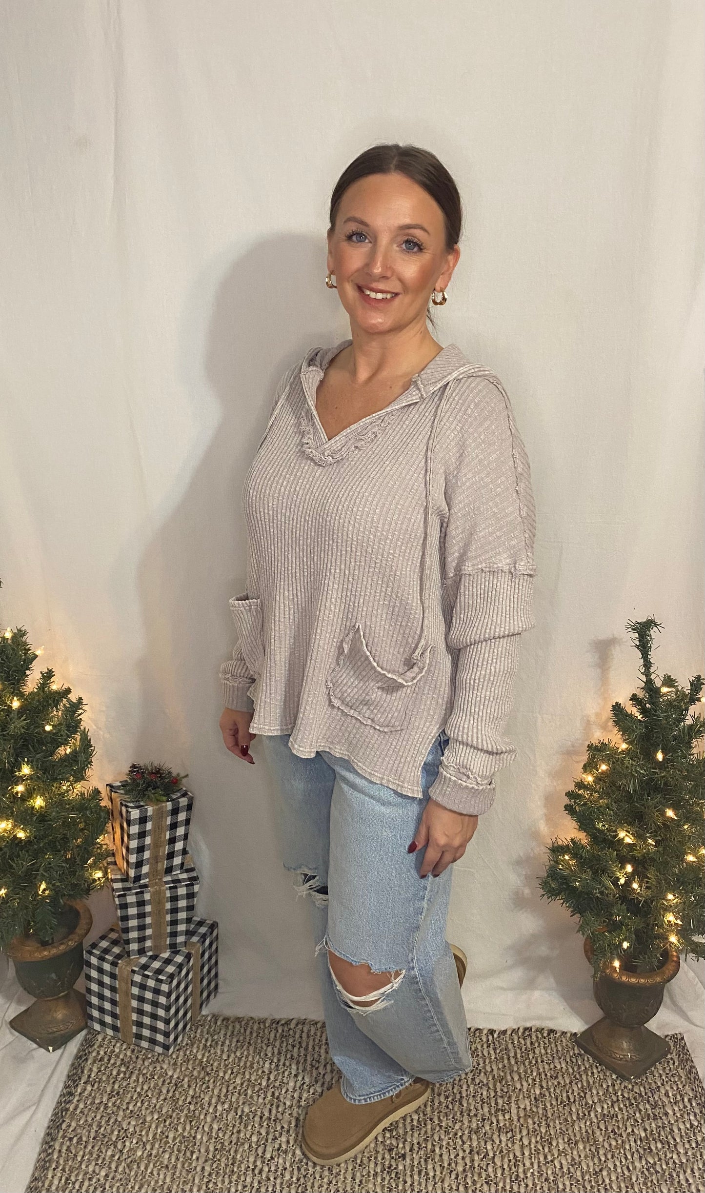 Kristin Ribbed Pullover