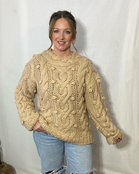 Jenny Cable Knit Sweater