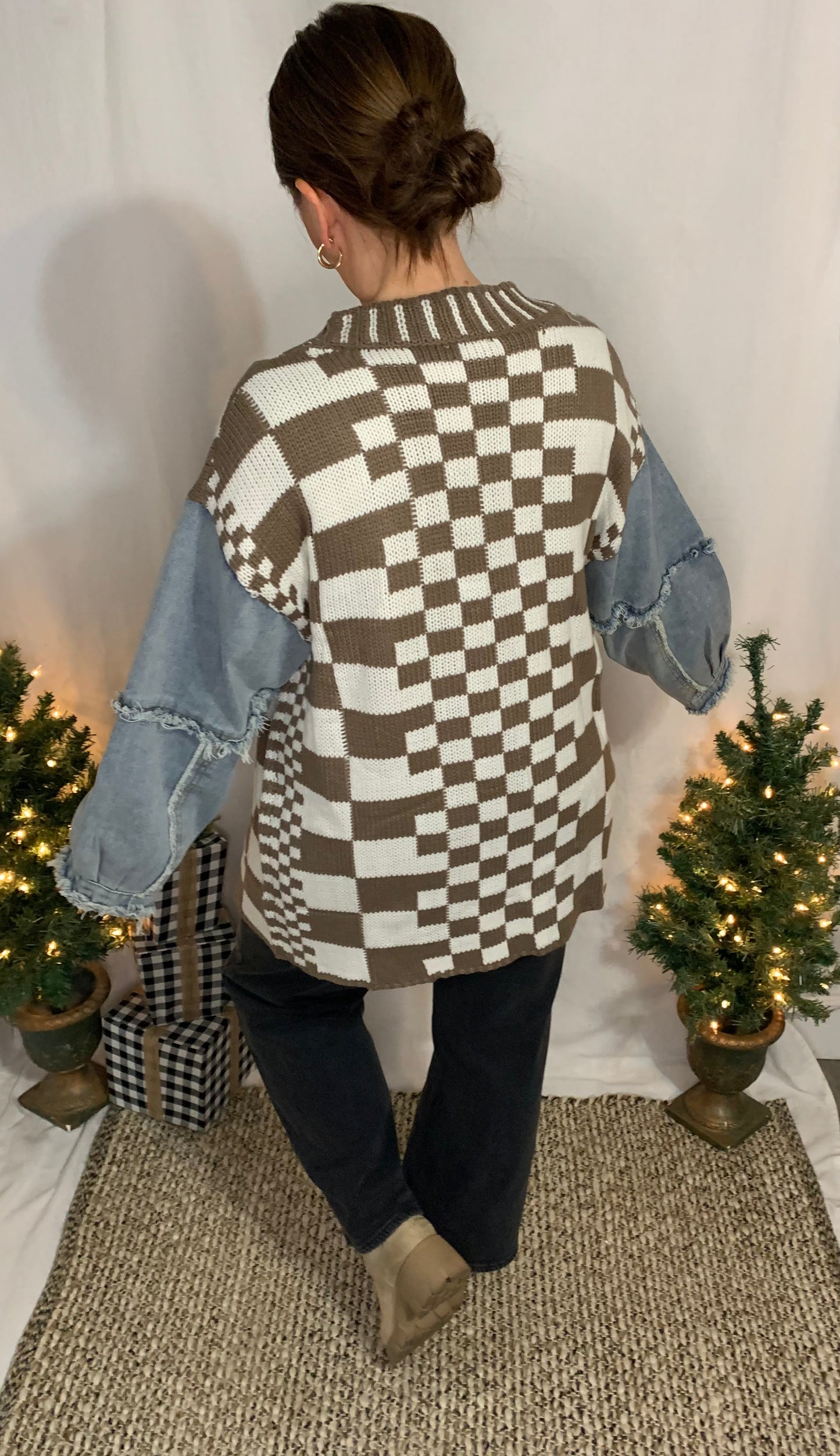 Mocha Denim Cardigan