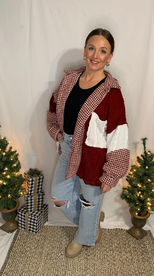 Candy Cane Shacket