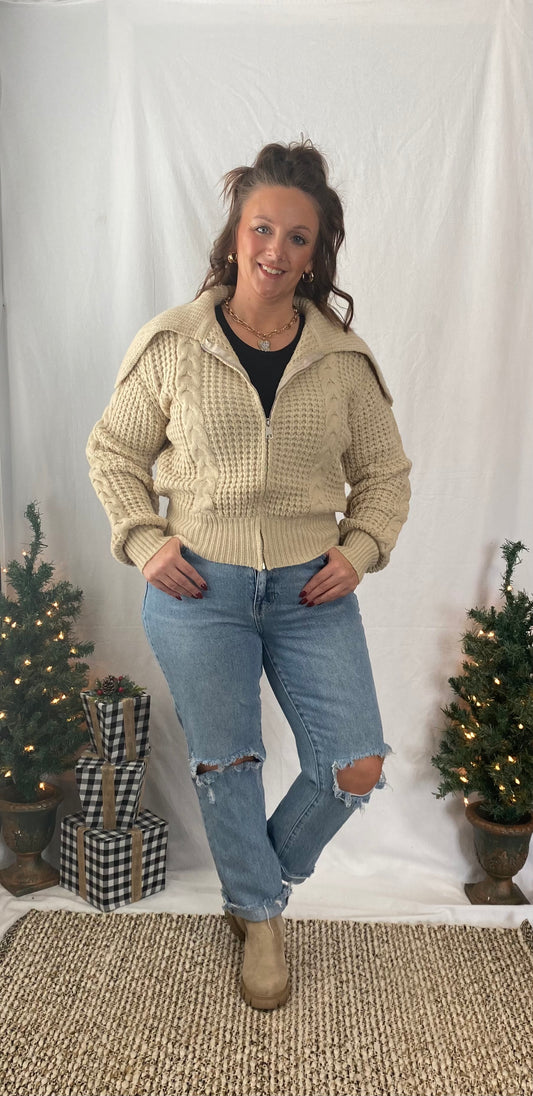 Bri Zipper Sweater